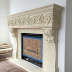 View The Dola Cast Stone Fireplace Surround